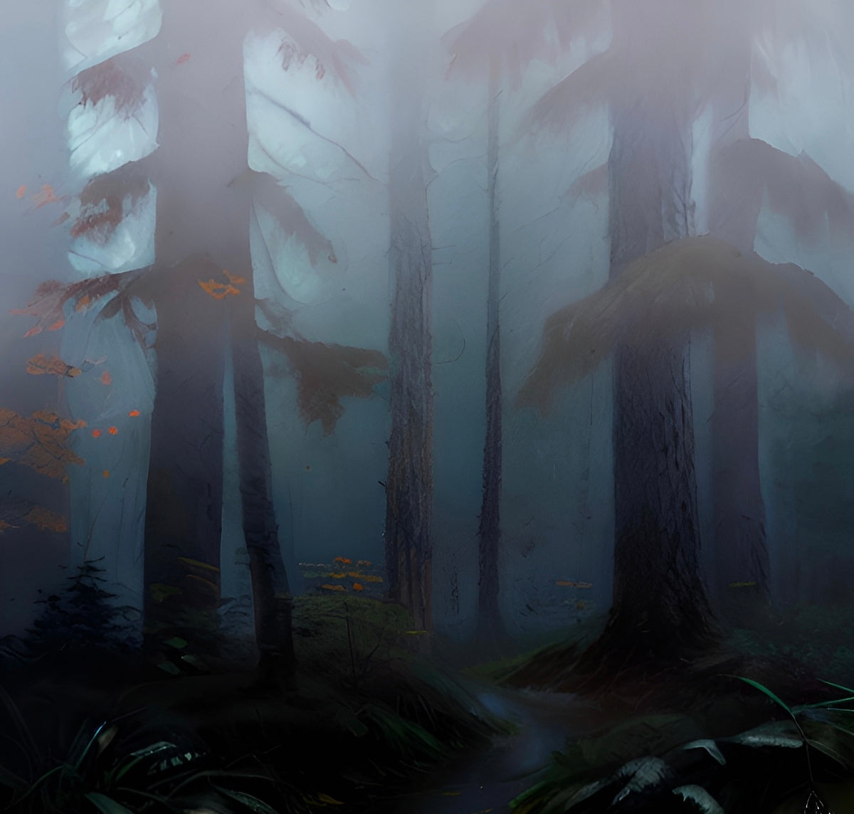 Misty Forest (Panel 2)