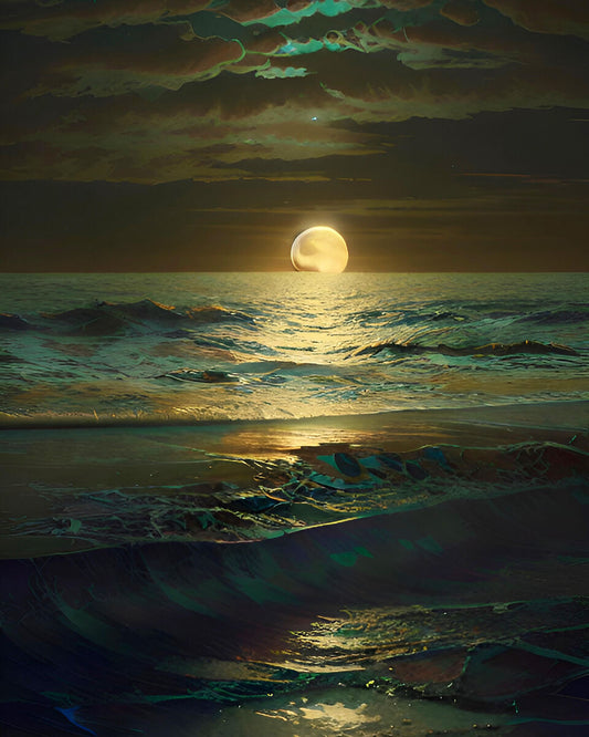 Moonrise Over The Tides