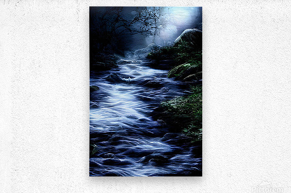 Brushed Metal Print